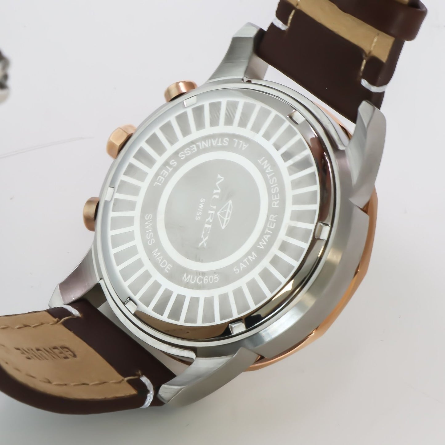 Murex • Swiss Chronograph Watch • Stainless Steel • Quartz • 44.7mm • MUC605