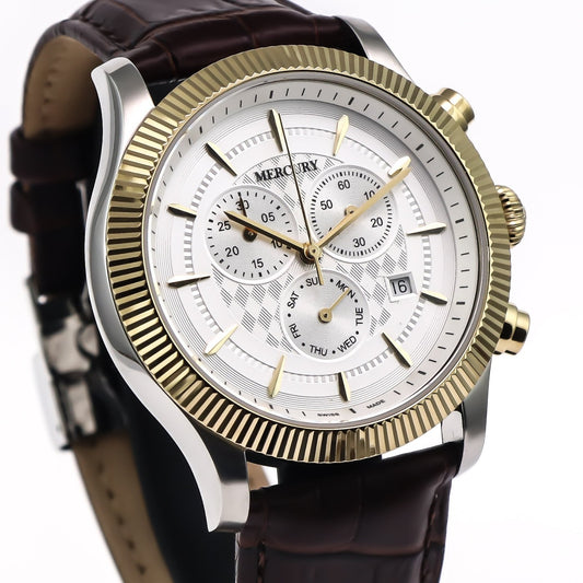 Mercury • Swiss Chronograph Watch • Stainless Steel • 46mm • Quartz • ME460