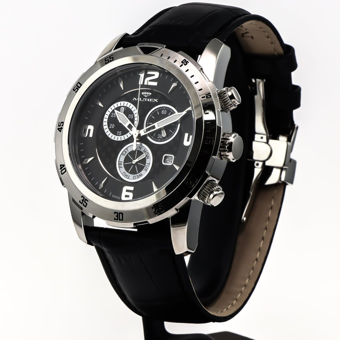 Murex • Swiss Chronograph Watch • Stainless Steel • Quartz • 45mm • MUC508