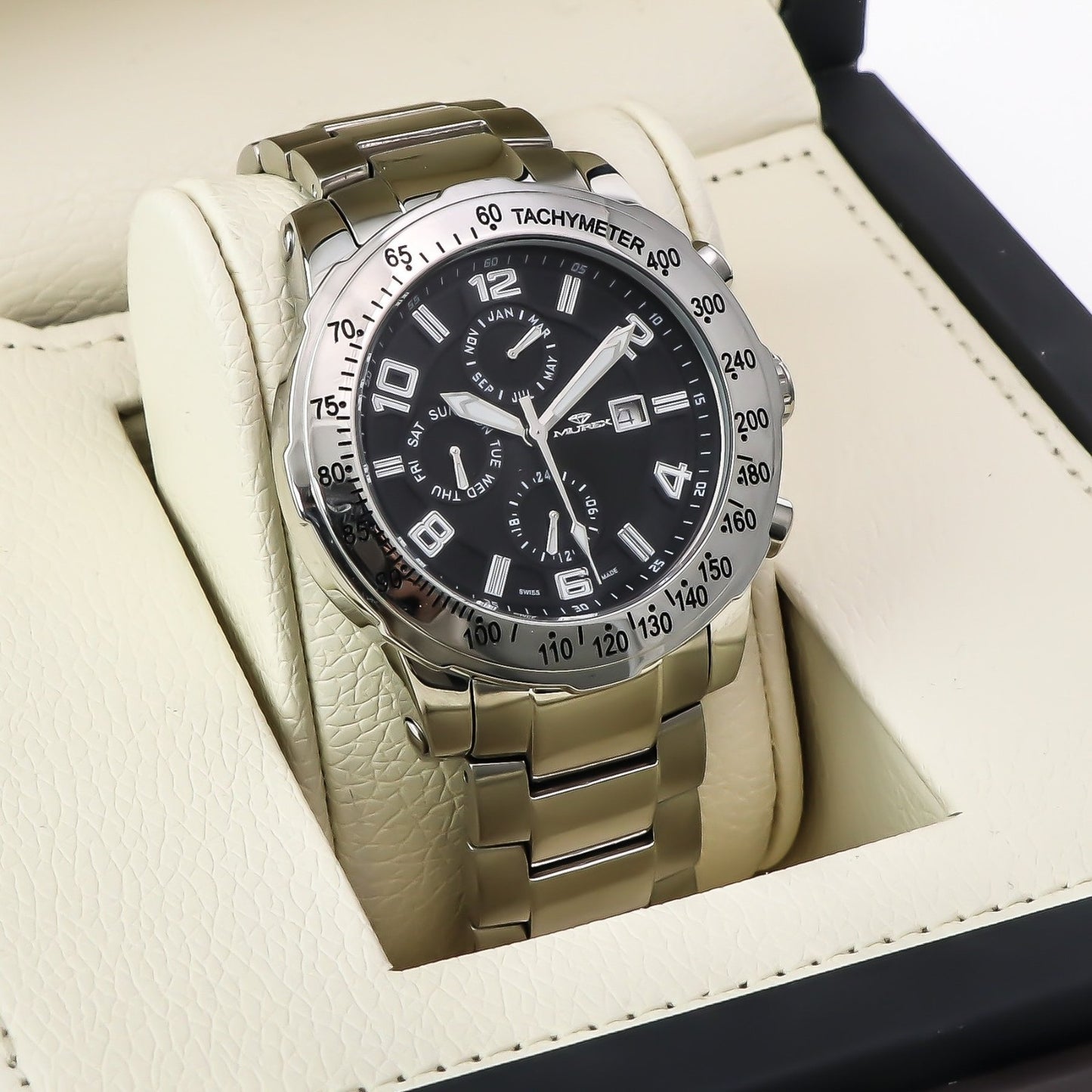 Murex • Swiss Chronograph • Stainless Steel • Quartz • 44mm • 5ATM • ISC951
