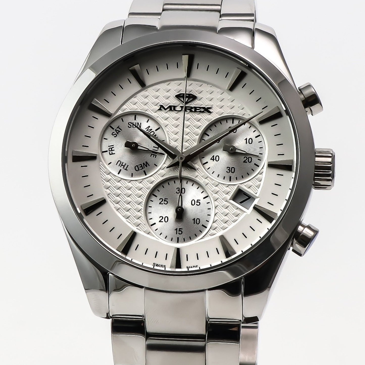 Murex • Swiss Chronograph Watch • Stainless Steel • Quartz • 44mm • MUC612