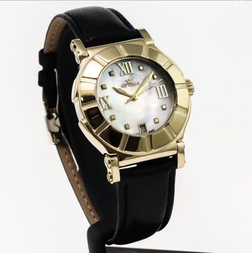 OPTIMA • 38mm • Swiss Women's Watch • OSL300-GL-7 • PVD Gold • WR50M