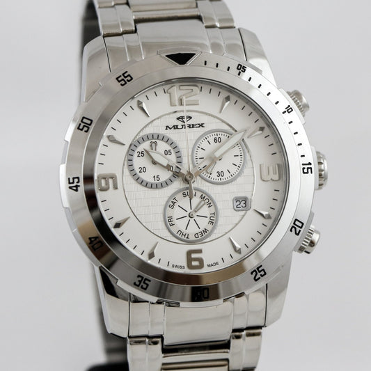 Murex • Swiss Chronograph • Stainless Steel • Quartz • 45mm • 5ATM • MUC508