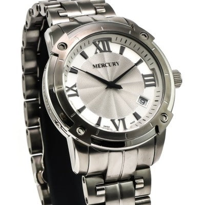 Mercury Swiss Watch • Women's • Stainless Steel Quartz • 38.5mm 10ATM • ME10240