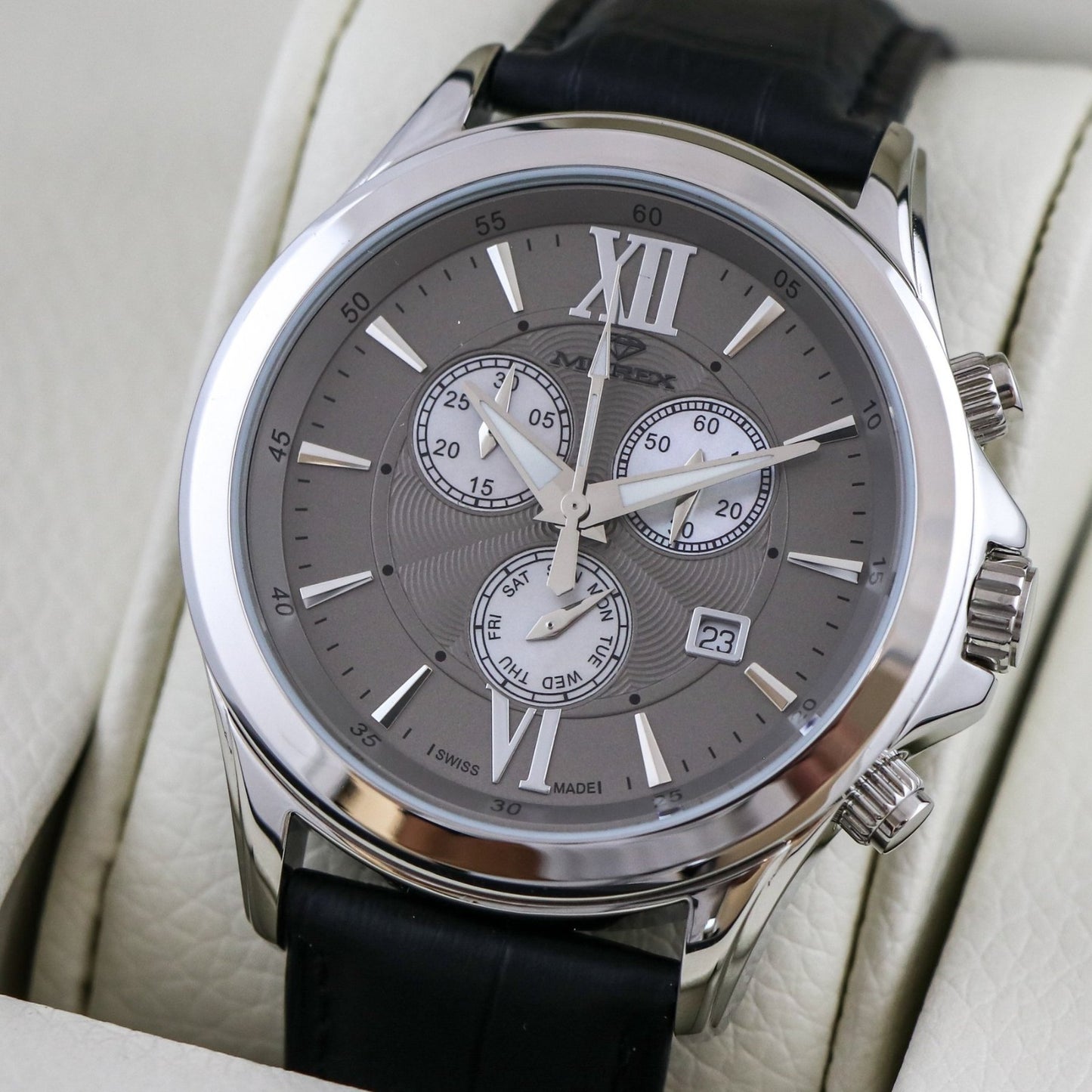 Murex • Swiss Chronograph Watch • Stainless Steel • 44mm • Quartz • MUC503