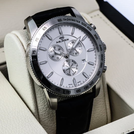 Murex • Swiss Chronograph Watch • Stainless Steel • Quartz • 44.5mm • MUC591