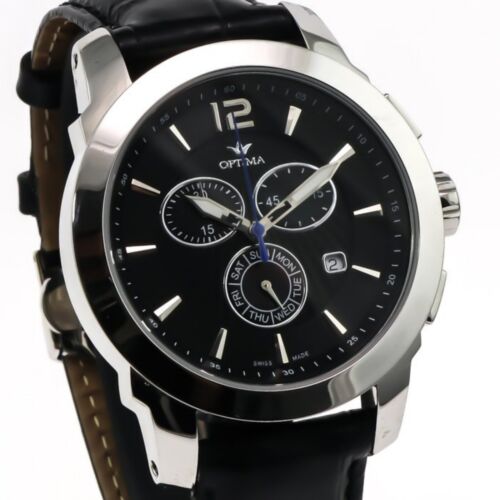 Optima • 46mm • Swiss Chronograph Watch • Date SubDay • WR30M • OSC391-SL-3