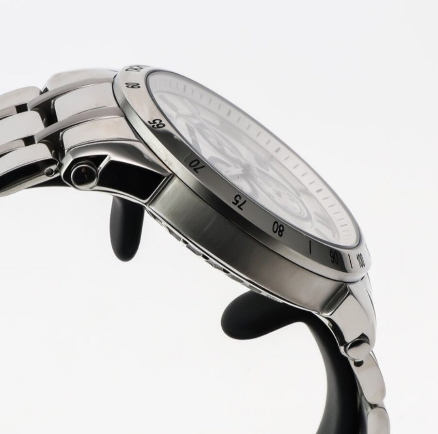 Mercury • ME335-SS-1 • Swiss Chronograph Watch • 45mm • Date SubDay  • 5 ATM