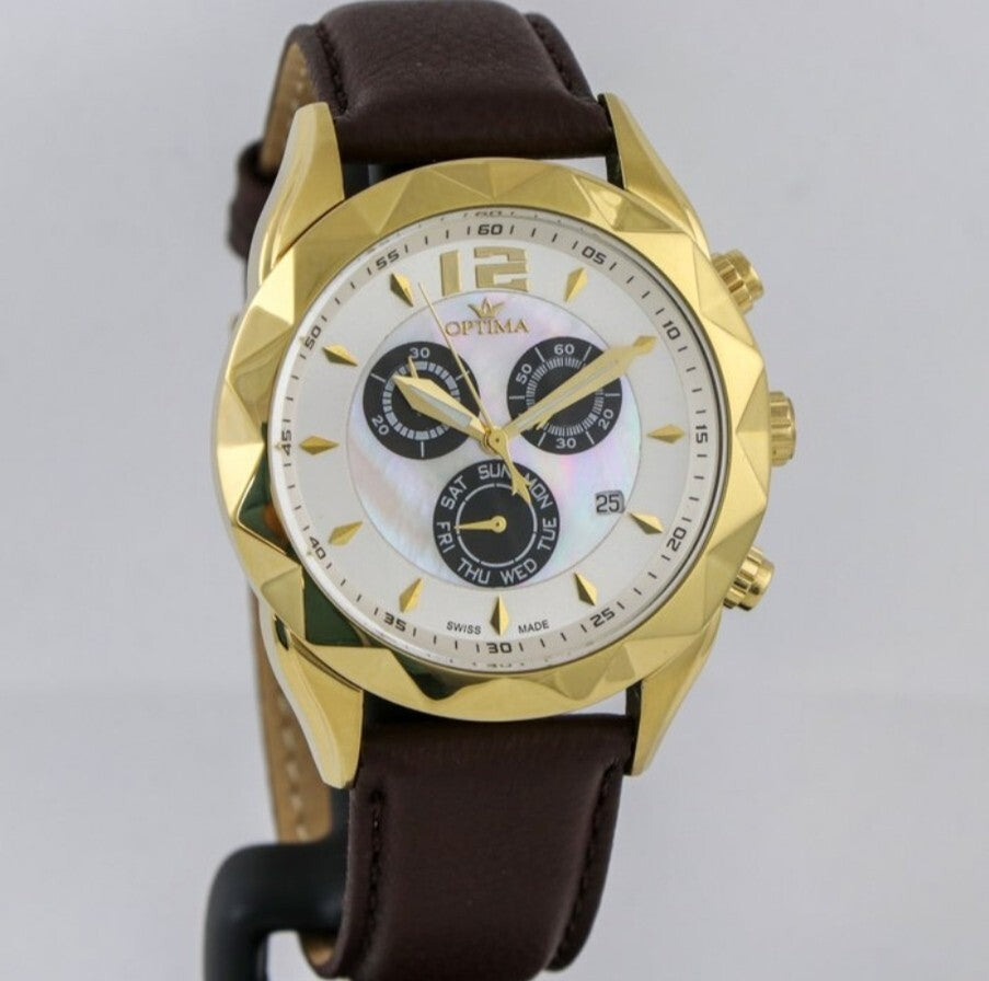 Optima • Swiss Chronograph Watch • OSC268-GL-7 • Day Date • Quartz