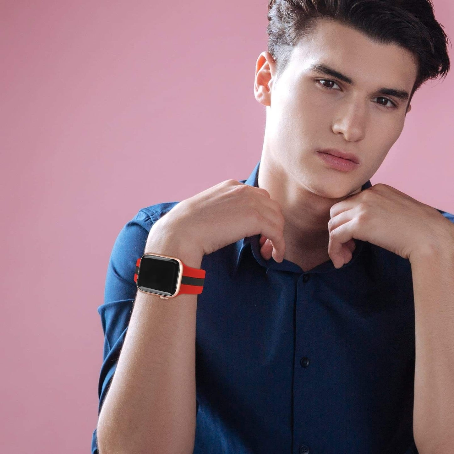 Sport Silicone Watch Band • Soft & Durable Strap • Apple Watch Compatible