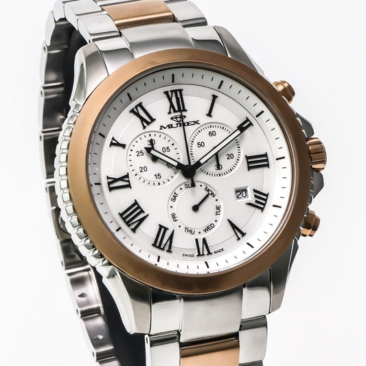 Murex • Swiss Chronograph Watch• Stainless Steel • Quartz • 47mm • 5ATM • MUC539