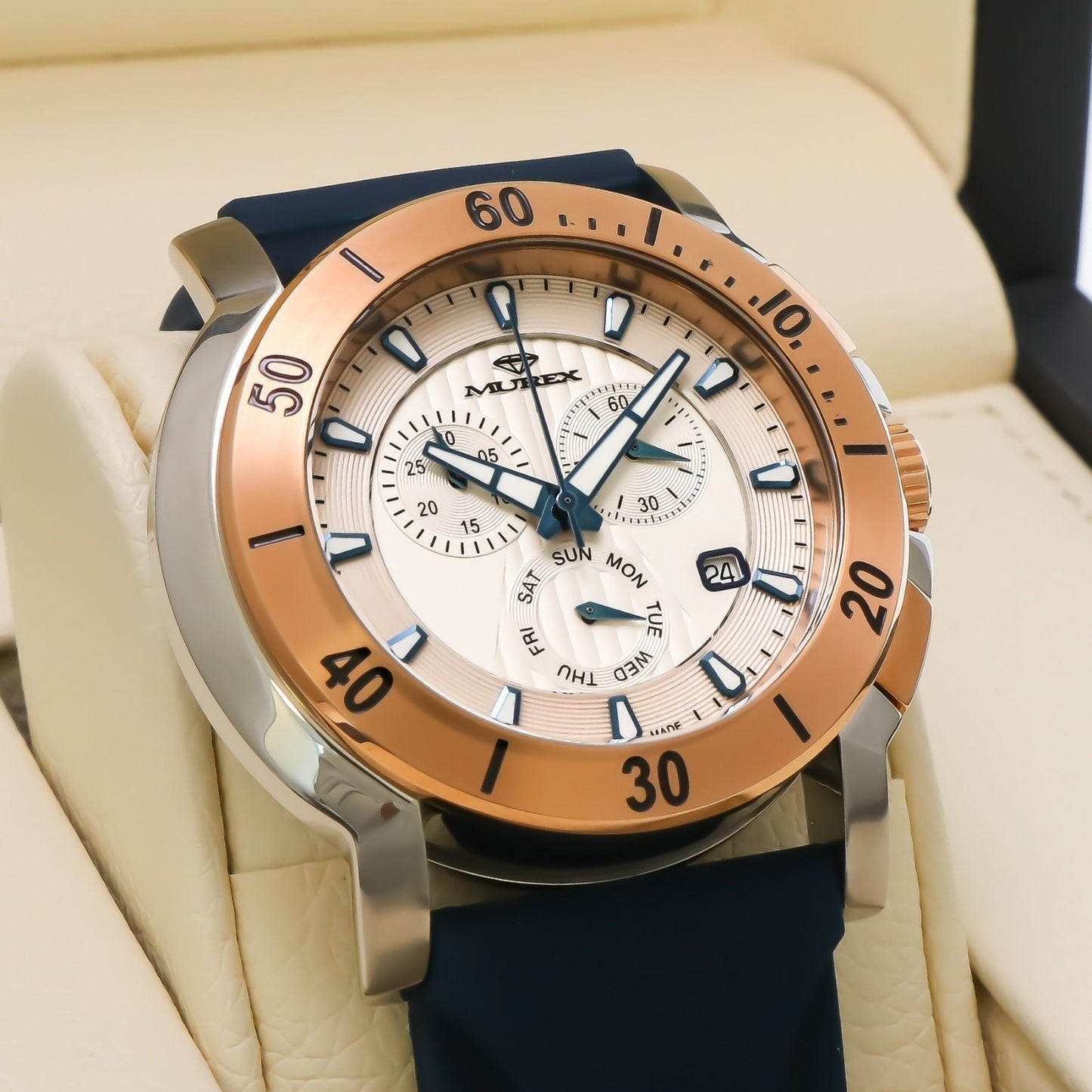 Murex • Swiss Chronograph Watch • Stainless Steel • Quartz • 48mm • MUC578