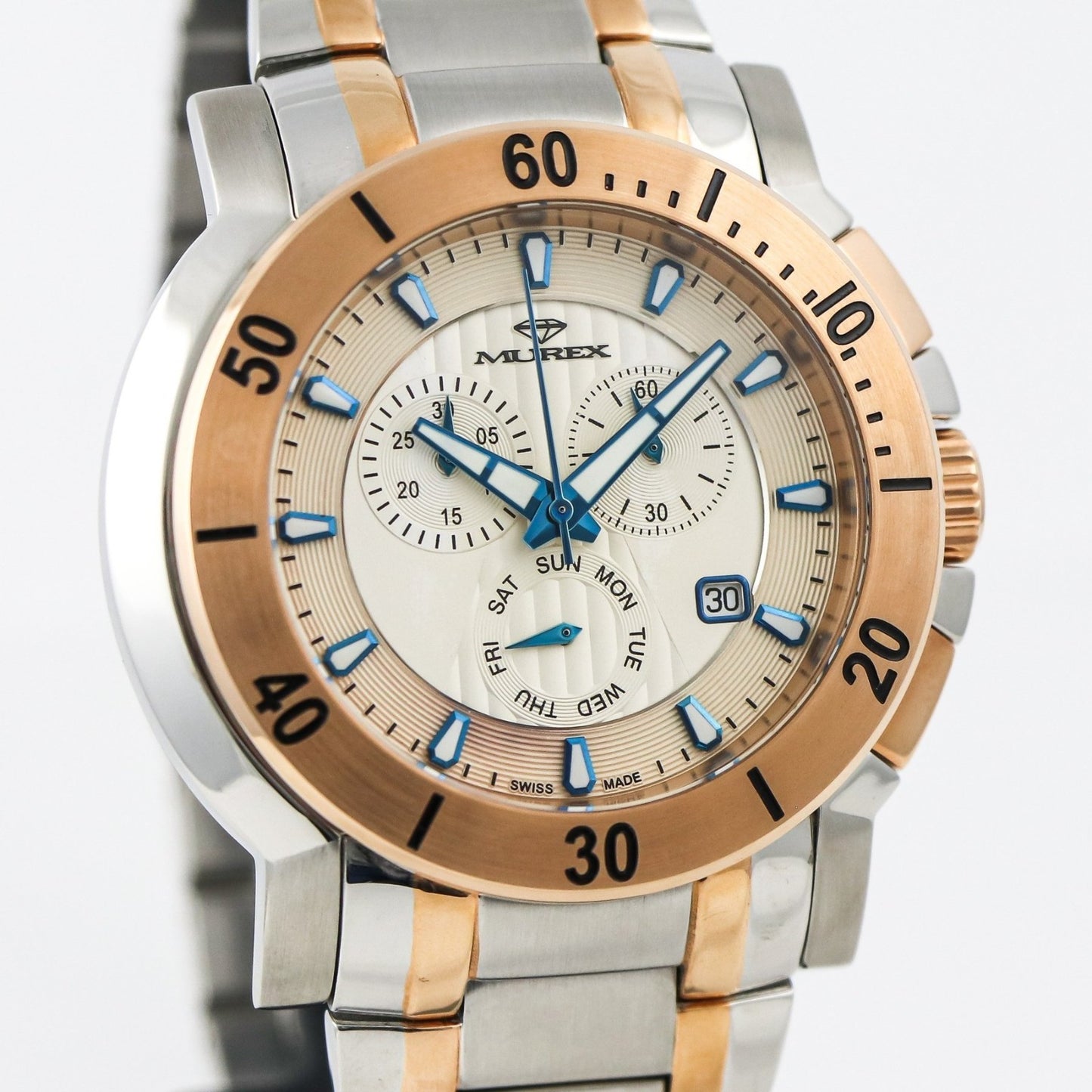 Murex • Swiss Chronograph Watch • Stainless Steel • Quartz • 48mm • MUC578