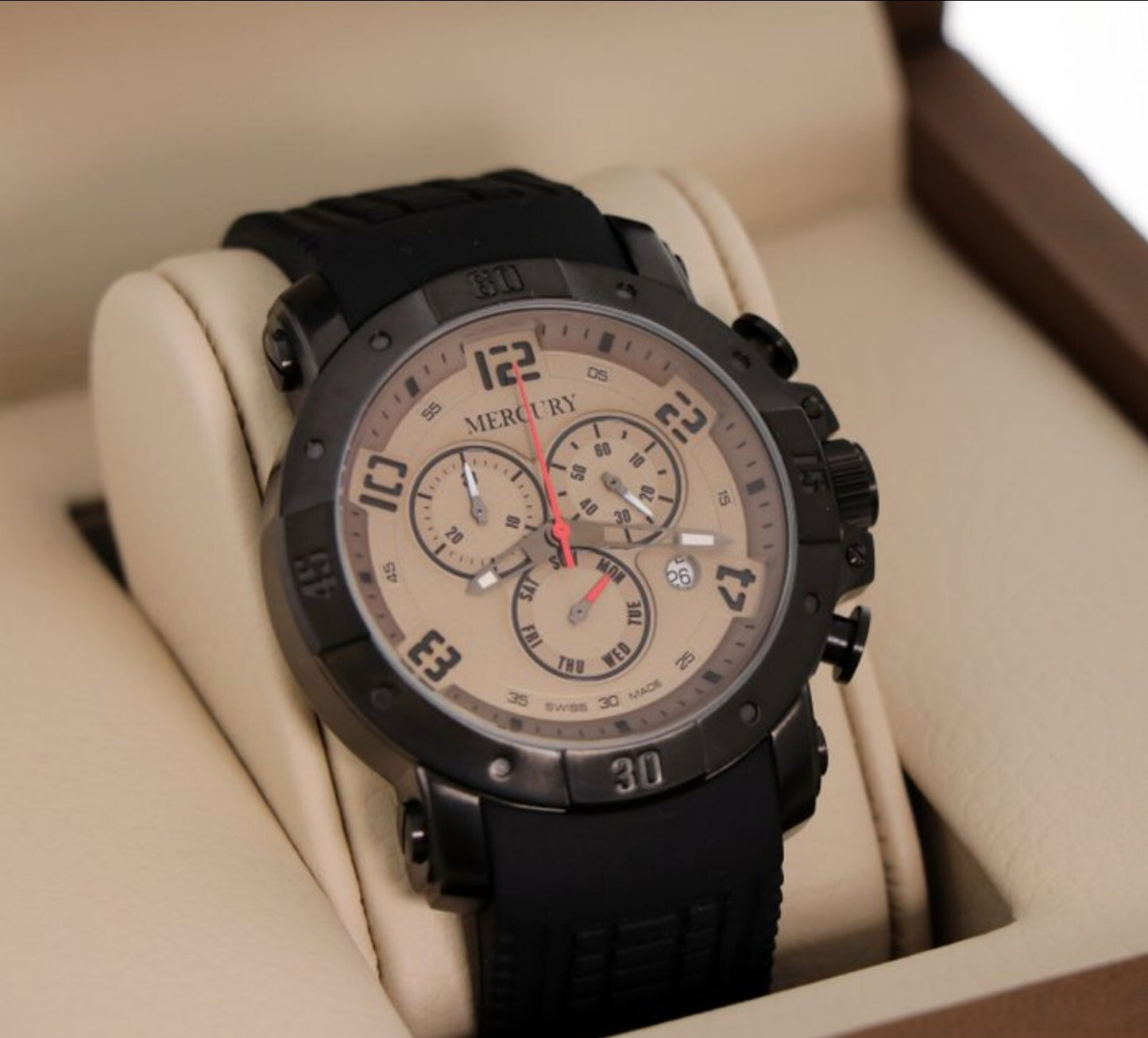 Mercury • 45mm • Swiss Chronograph Watch • ME264-BX-4 • Date • SubDay • WR50M