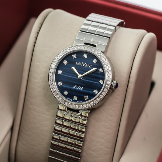 Geovani • Swiss Diamond Nella Watch • 60 SI Clarity Diamonds 0.34ct  • GOL577