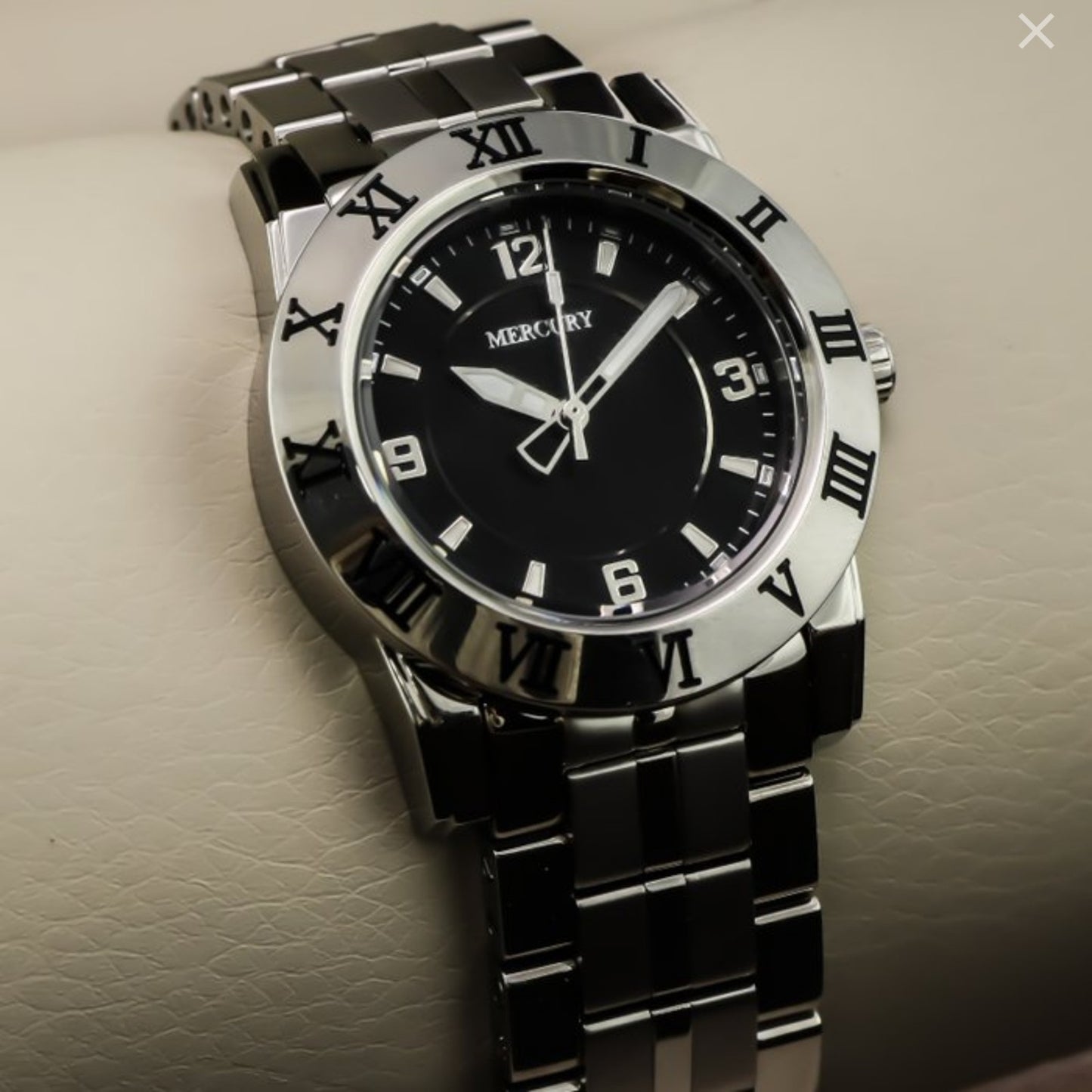 MERCURY • Swiss Watch • Stainless Steel • 36mm Quartz • 3ATM • ME10230 • Women