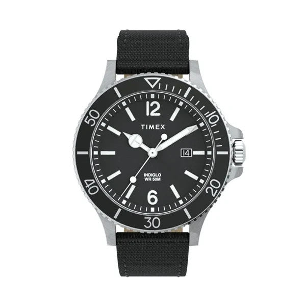 Timex Men Watch Harborside • Stainless Steel • 42mm • Quartz • 5ATM • TW2V27000