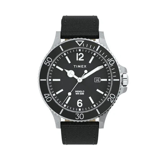 Timex Men Watch Harborside • Stainless Steel • 42mm • Quartz • 5ATM • TW2V27000