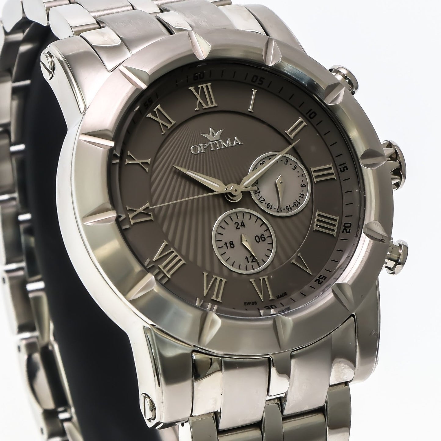 Optima • Swiss Watch • Stainless Steel • 45mm • Quartz • 5ATM • OSC299