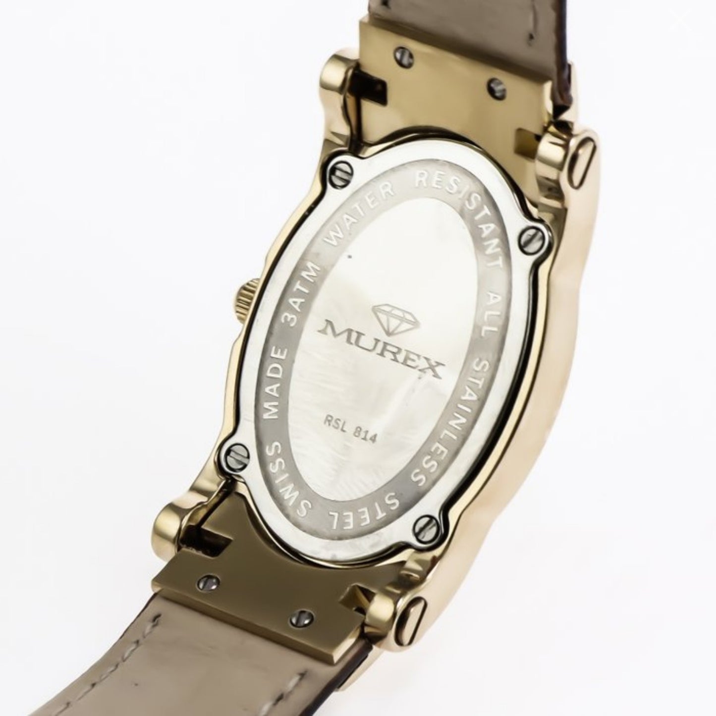 Murex • Diamond Swiss Watch • PVD Gold • MOP • 34mm • 3ATM • RSL814 0.14ct