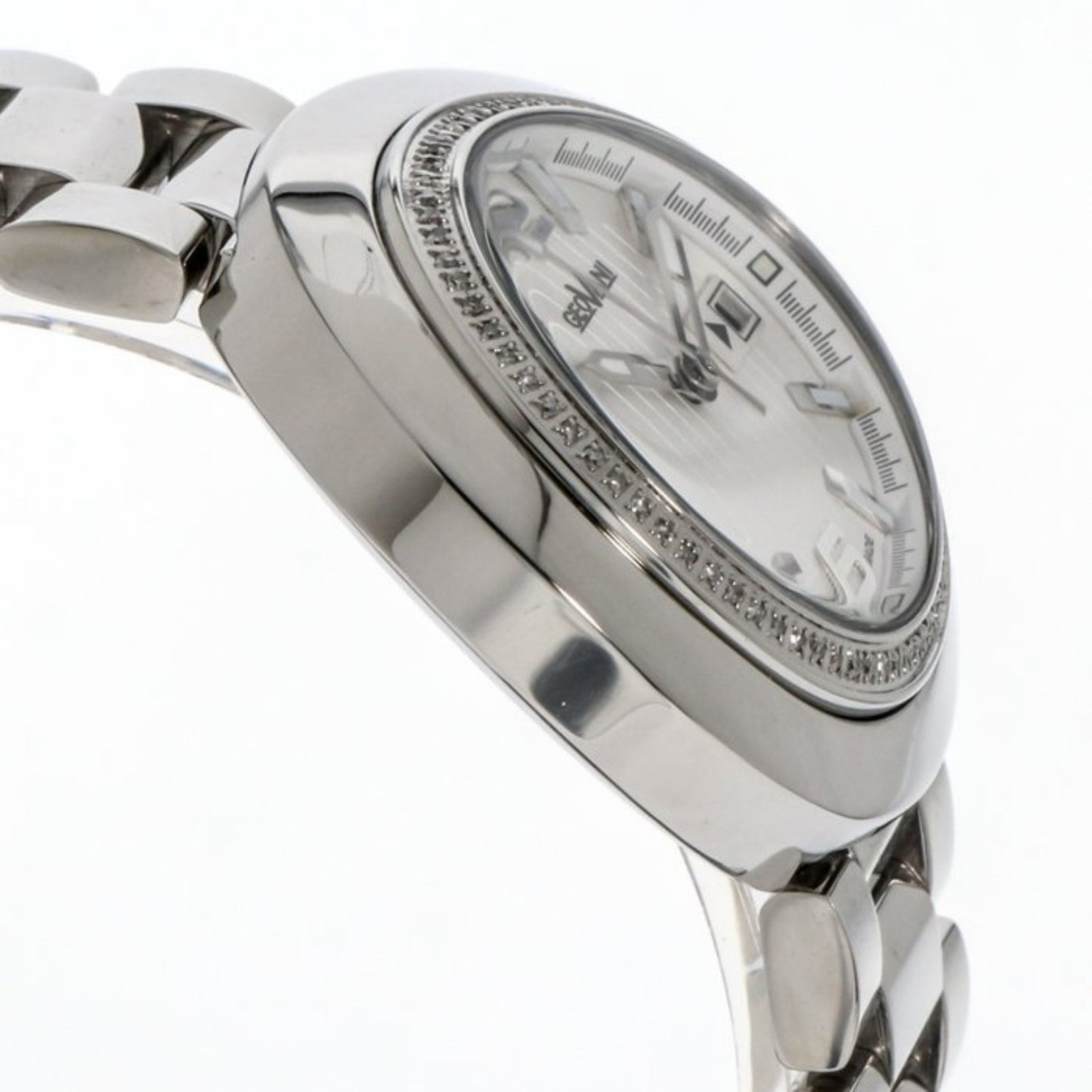 GEOVANI • Swiss Watch • Stainless Steel • Gemmed Bezel • 38mm Quartz 3ATM GOL511