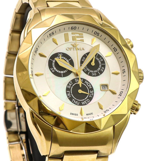 Optima • Swiss Chronograph Watch • Stainless Steel •  44mm • 5ATM • OSC268
