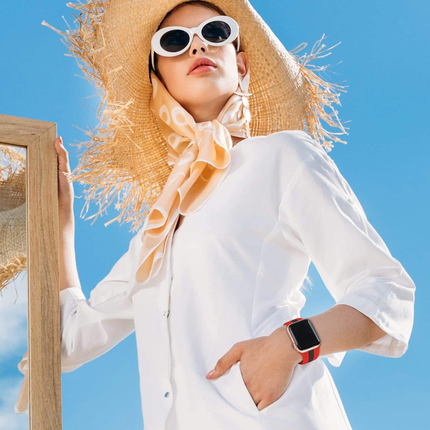 Sport Silicone Watch Band • Soft & Durable Strap • Apple Watch Compatible