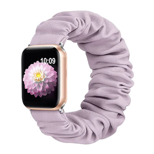 Faux Cotton iWatch Band • Compatible With Apple Watch • 38/40/41 or 42/44/45/49 - ChronoBling