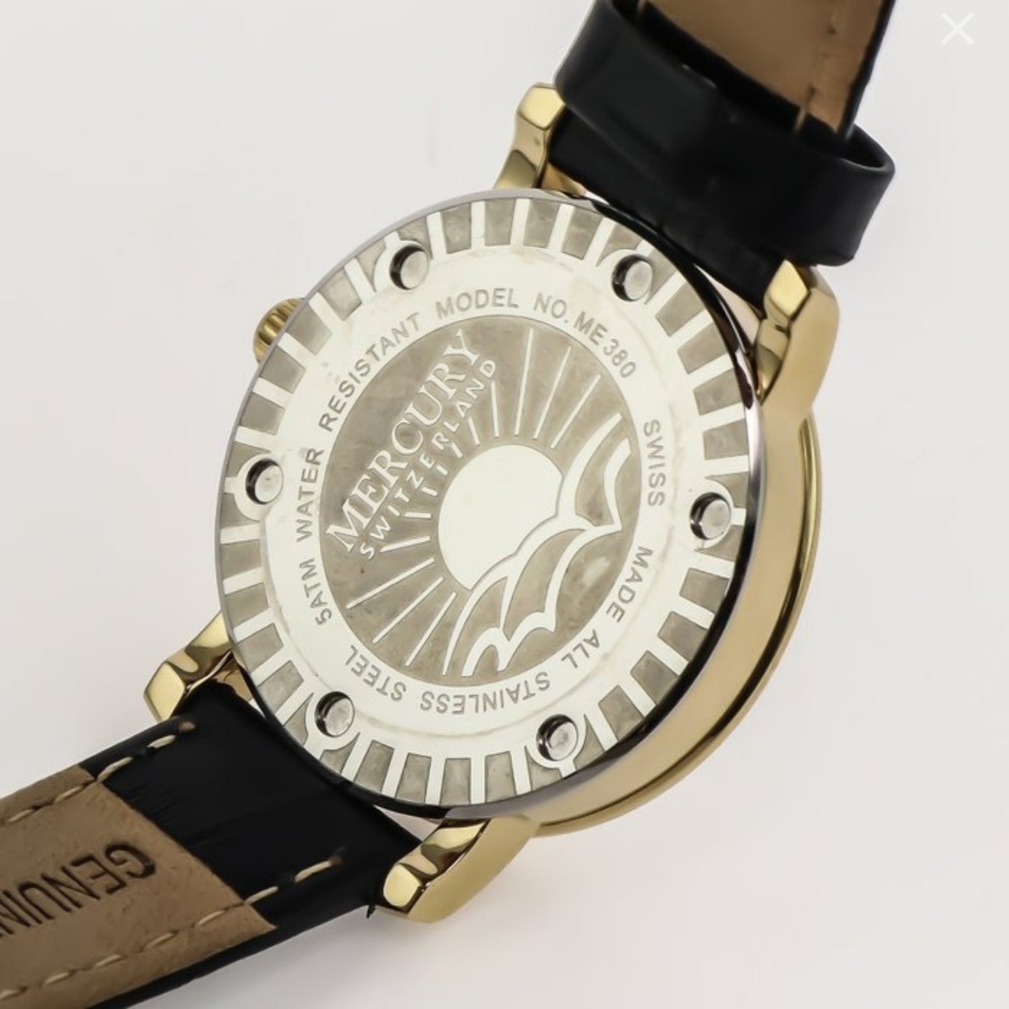 Mercury • Swiss Watch • PVD Gold Stainless Steel • 33mm Quartz • 5ATM • ME380