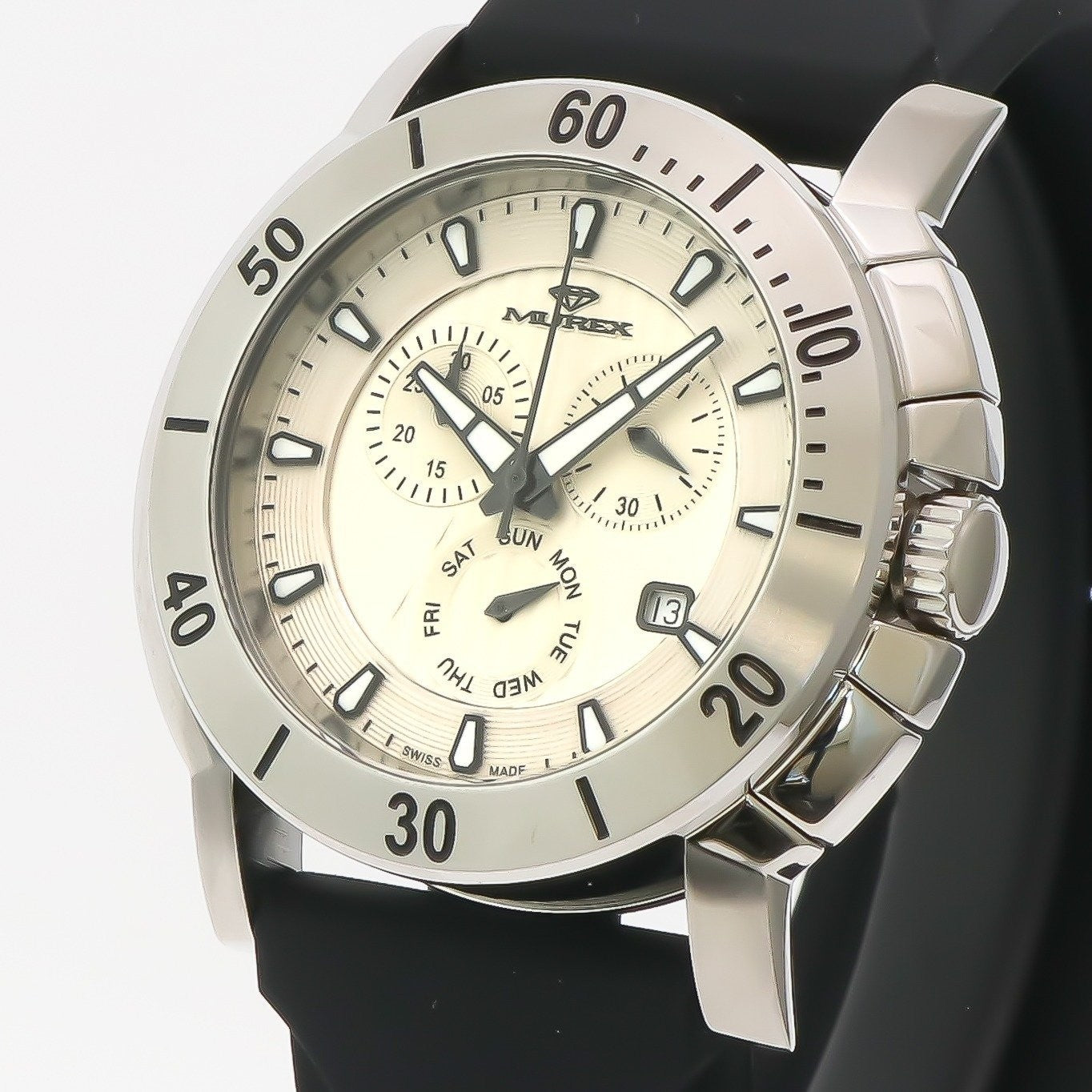 Murex • Swiss Chronograph Watch • Stainless Steel • Quartz • 48mm • MUC578