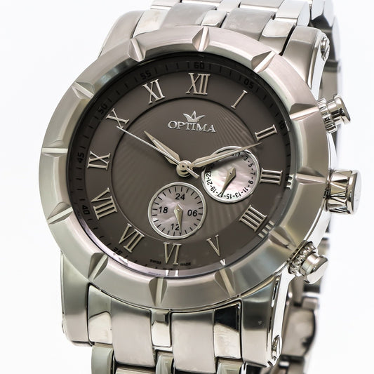 Optima • Swiss Watch • Stainless Steel • 45mm • Quartz • 5ATM • OSC299