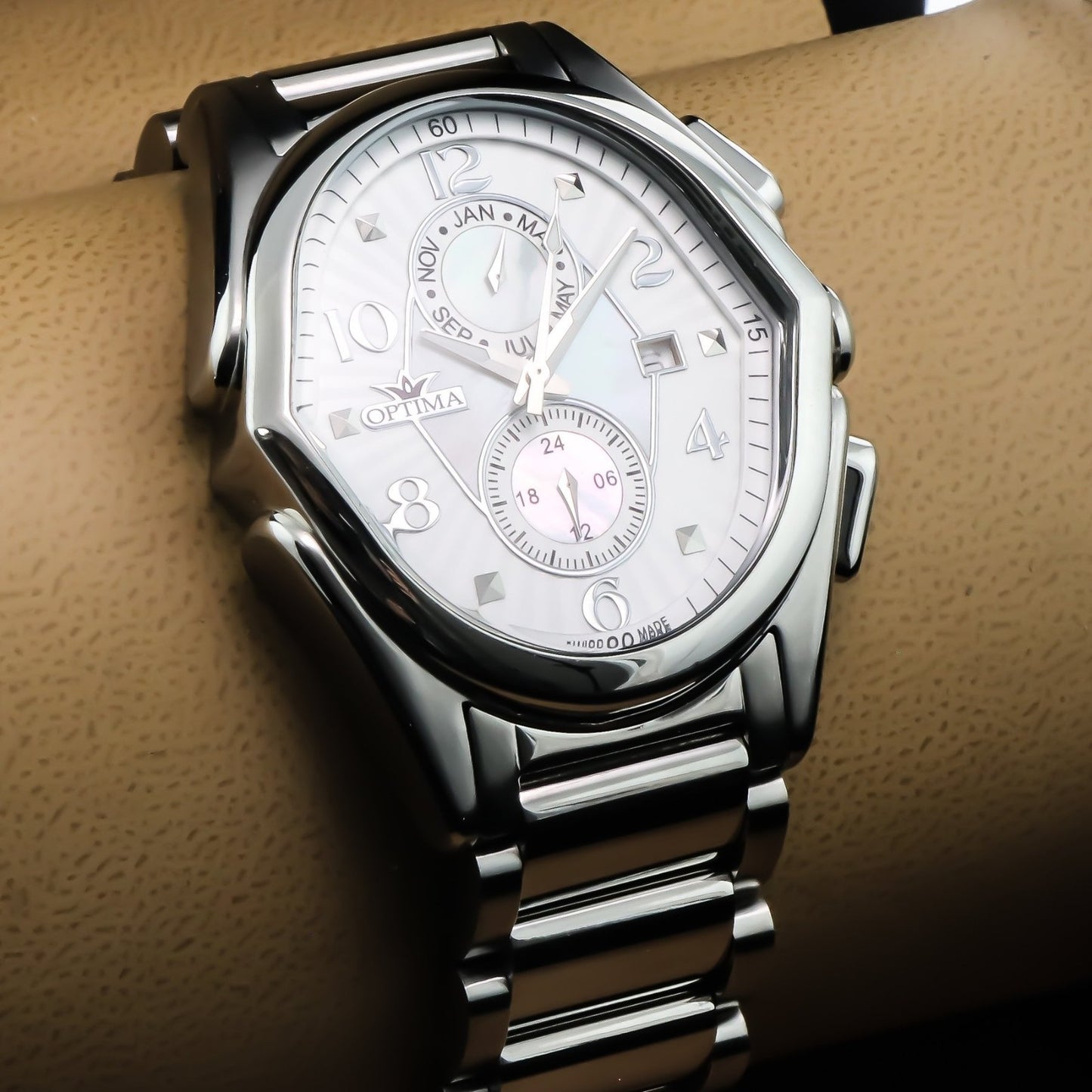 Optima • Swiss Multifunction Watch • Stainless Steel • Quartz • 5ATM • OSC272