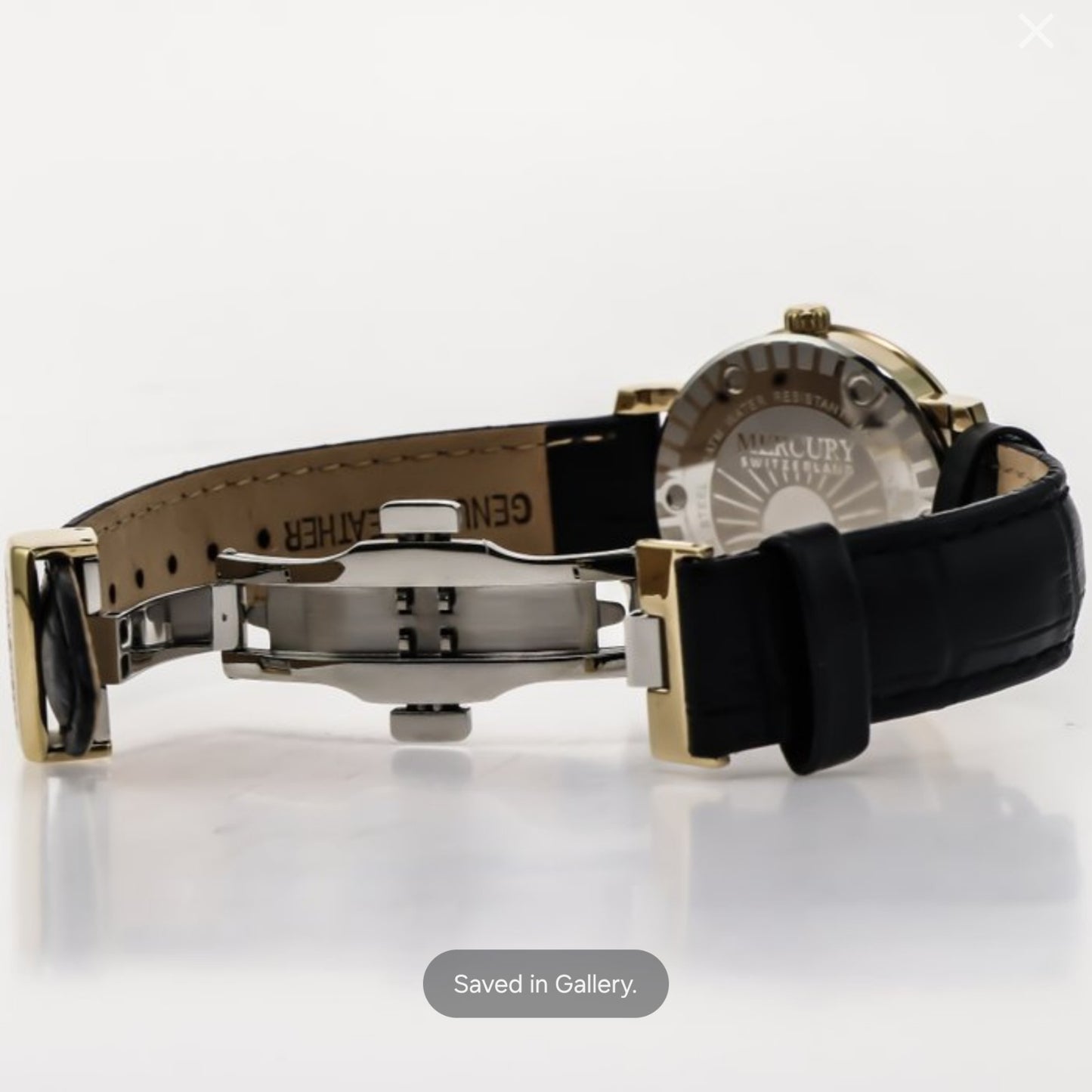 Mercury • Swiss Watch • PVD Gold Stainless Steel • 33mm Quartz • 5ATM • ME380