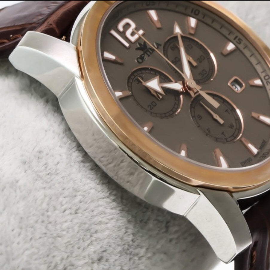 Optima • Swiss Chronograph Watch • OSC307-SRL-4 • Day Date Quartz Mens