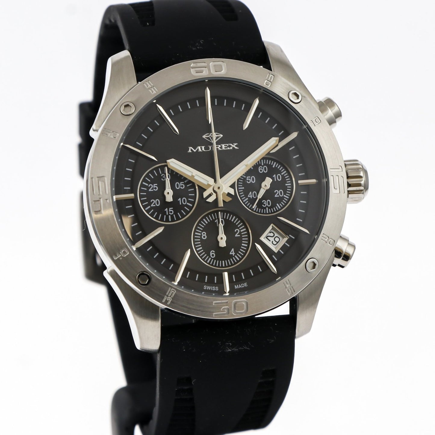 Murex • Swiss Chronograph Watch • Stainless Steel • Quartz • 46mm • MUC569
