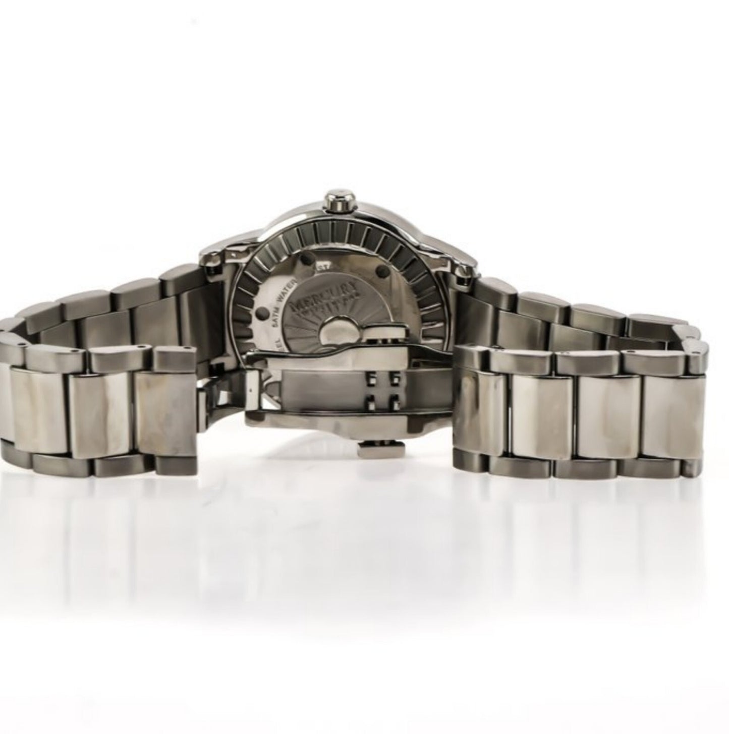 Mercury • Swiss Women's Watch •Stainless Steel Quart 36mm 5ATM • ME340 Big Date