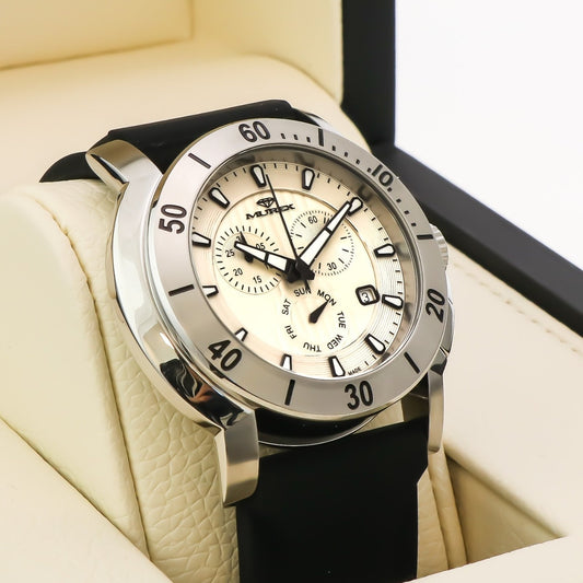 Murex • Swiss Chronograph Watch • Stainless Steel • Quartz • 48mm • MUC578