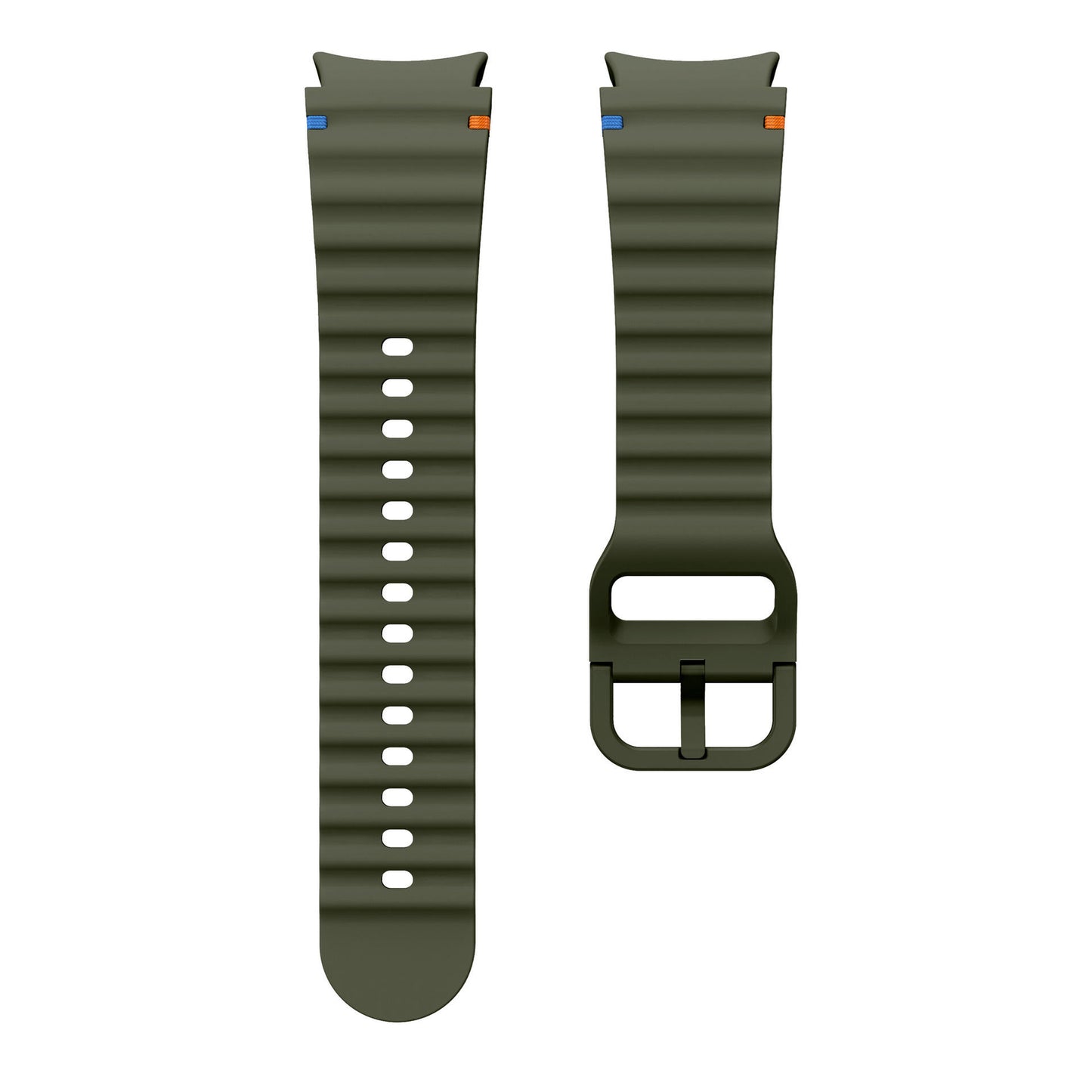 Wavy Silicone Sports Strap • 40mm 44mm • Compatible with Samsung