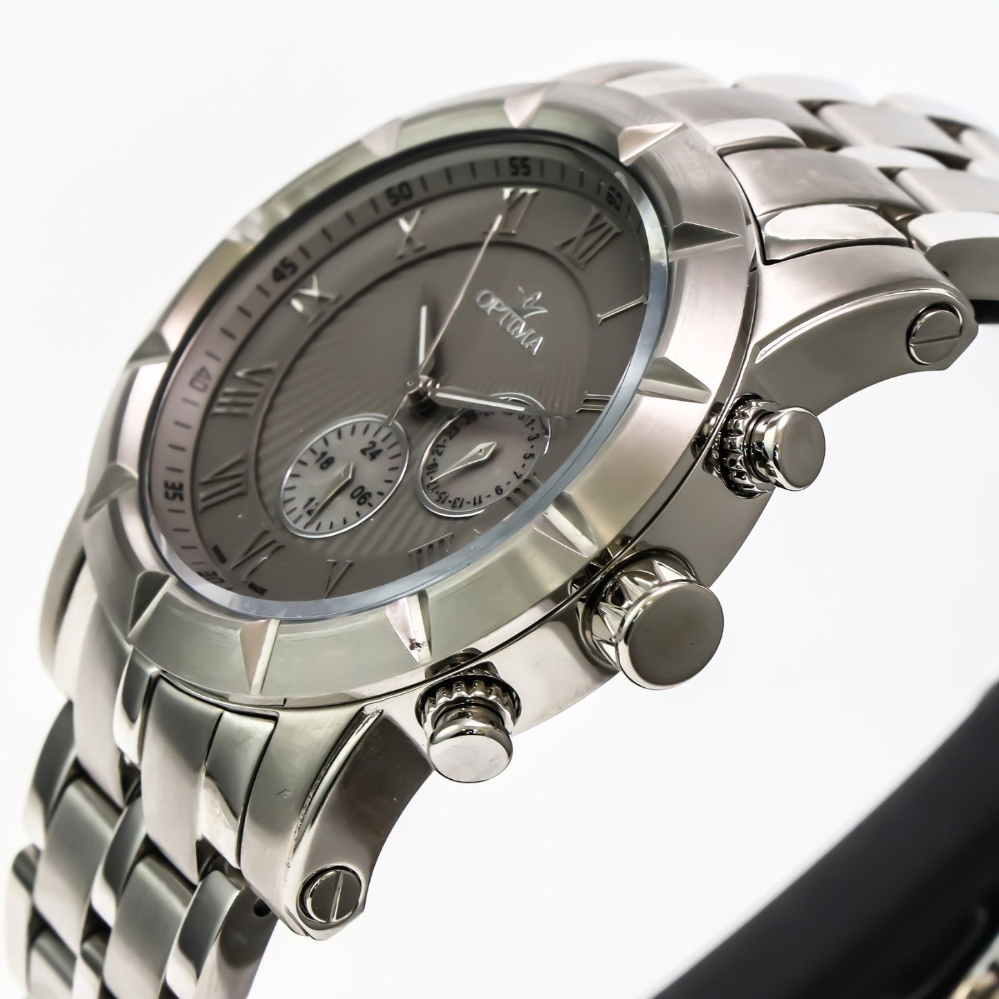 Optima • Swiss Watch • Stainless Steel • 45mm • Quartz • 5ATM • OSC299