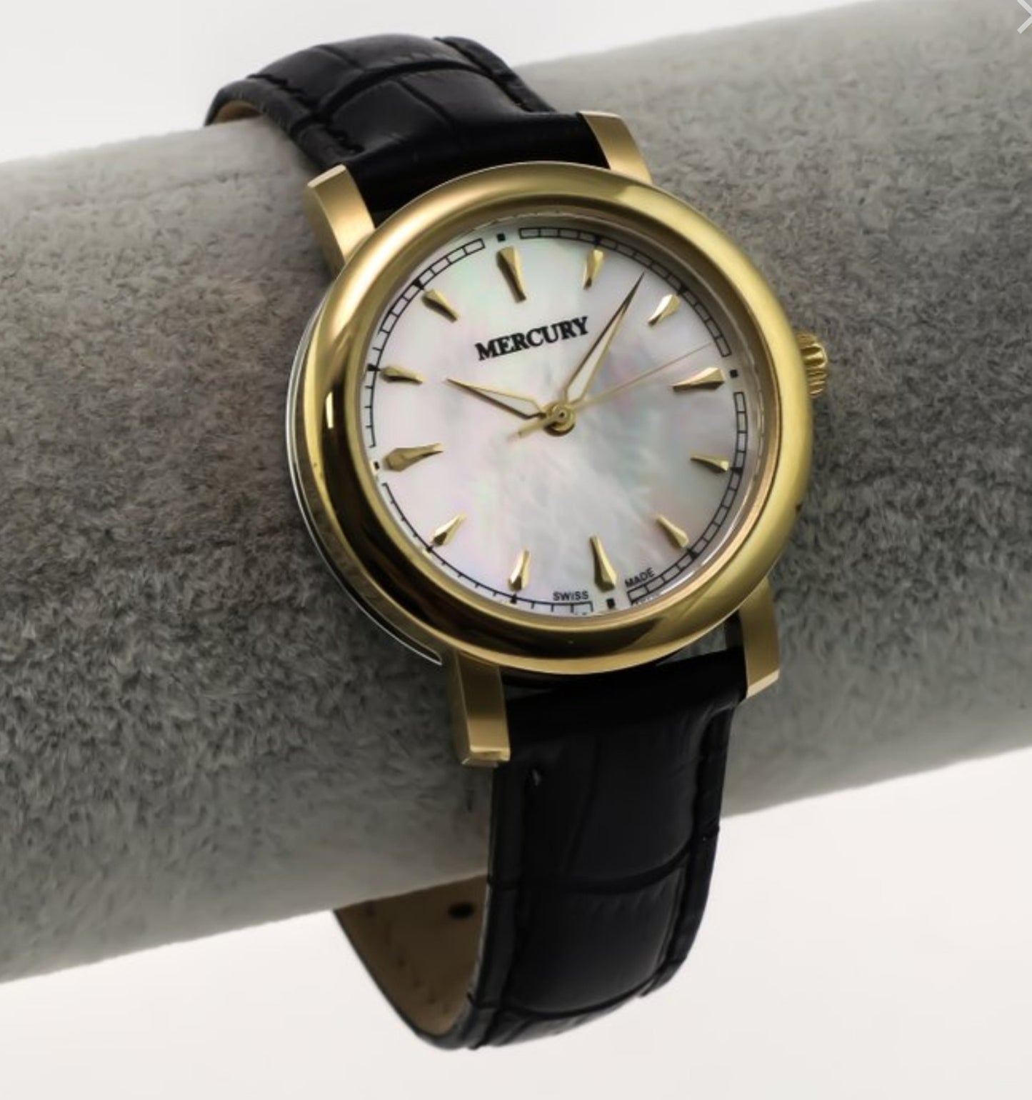 Mercury • Swiss Watch • PVD Gold Stainless Steel • 33mm Quartz • 5ATM • ME380