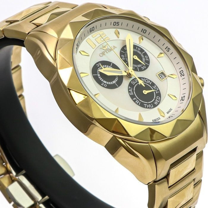 Optima • Swiss Chronograph Watch • Stainless Steel •  44mm • 5ATM • OSC268