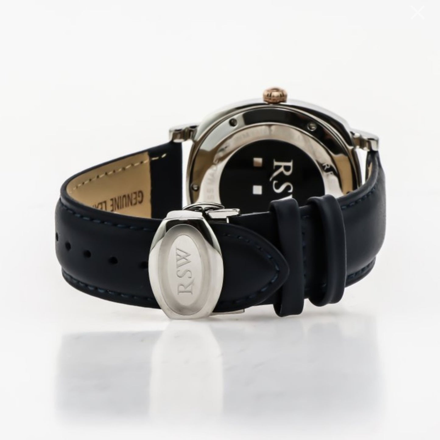 RSW • Swiss Watch • PVD Rose Gold • 46mm Quartz • 5ATM • RSWM118 • Date