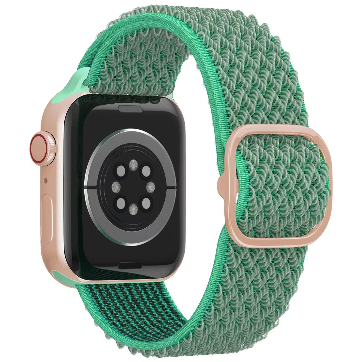 Adjustable Nylon Sport Band • Wave Pattern Strap • Apple Watch Compatible