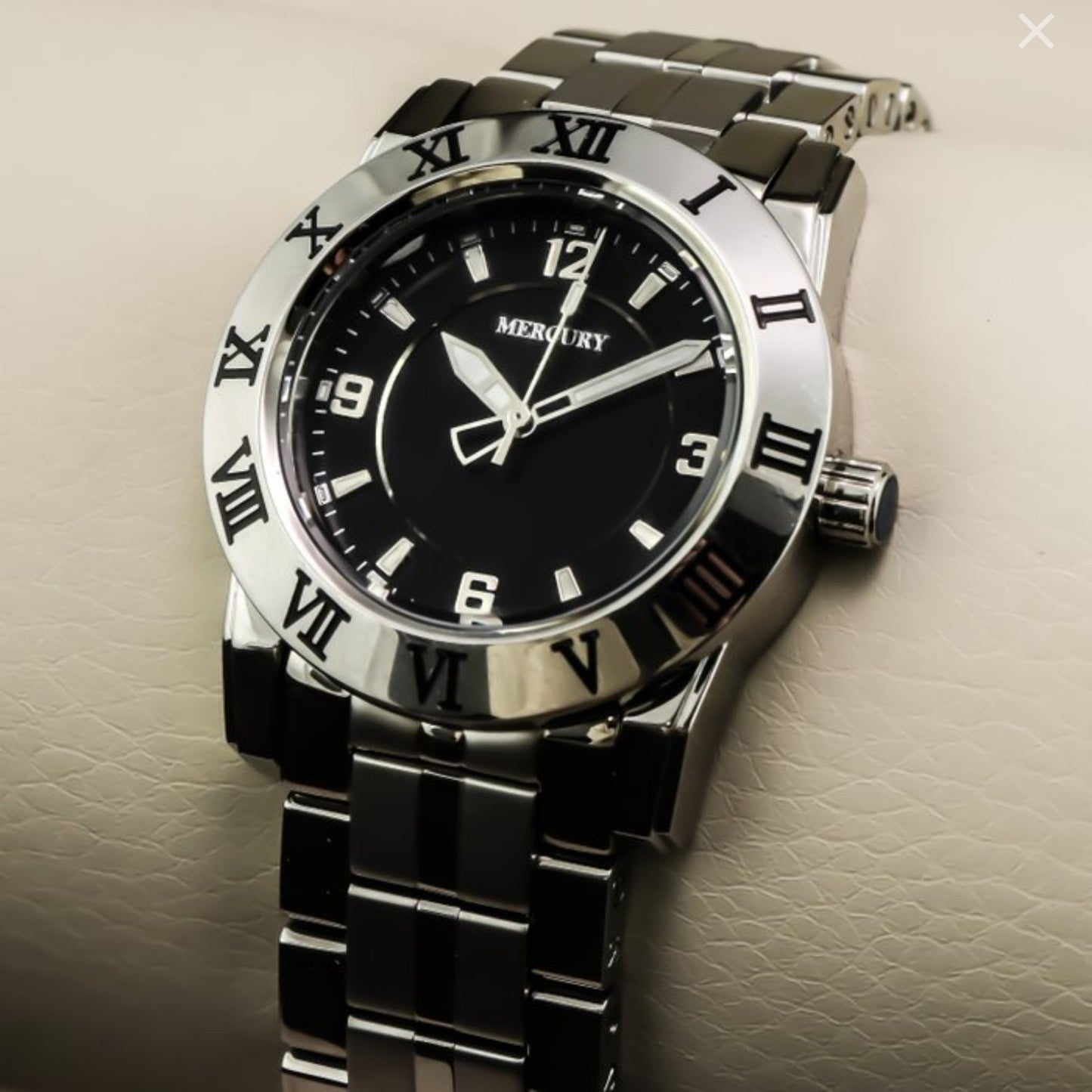 MERCURY • Swiss Watch • Stainless Steel • 36mm Quartz • 3ATM • ME10230 • Women