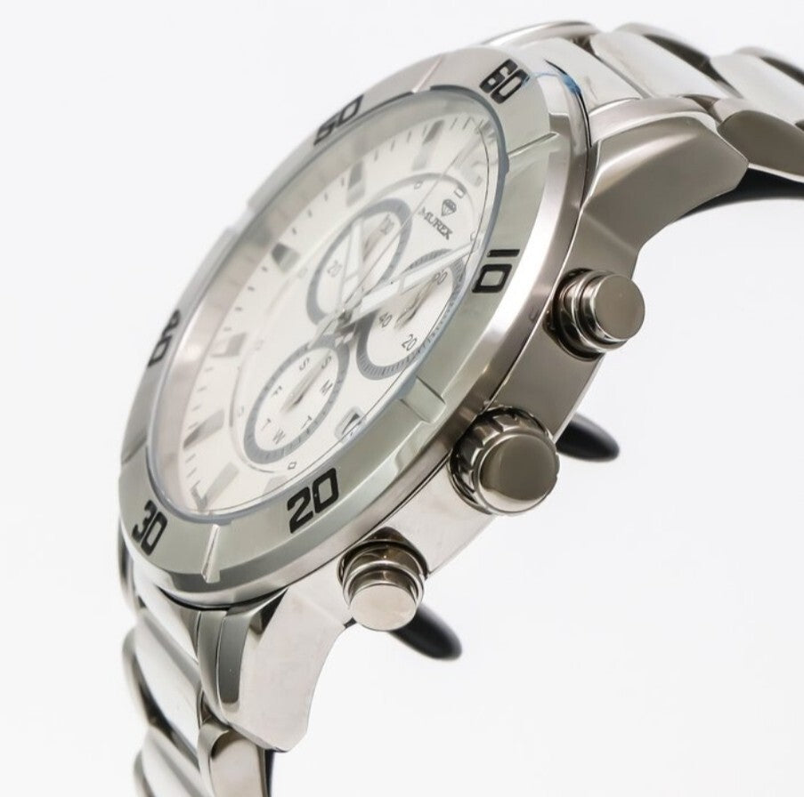 Murex • Swiss Chronograph Watch •Stainless Steel 45mm • Quartz • Date • MUC526