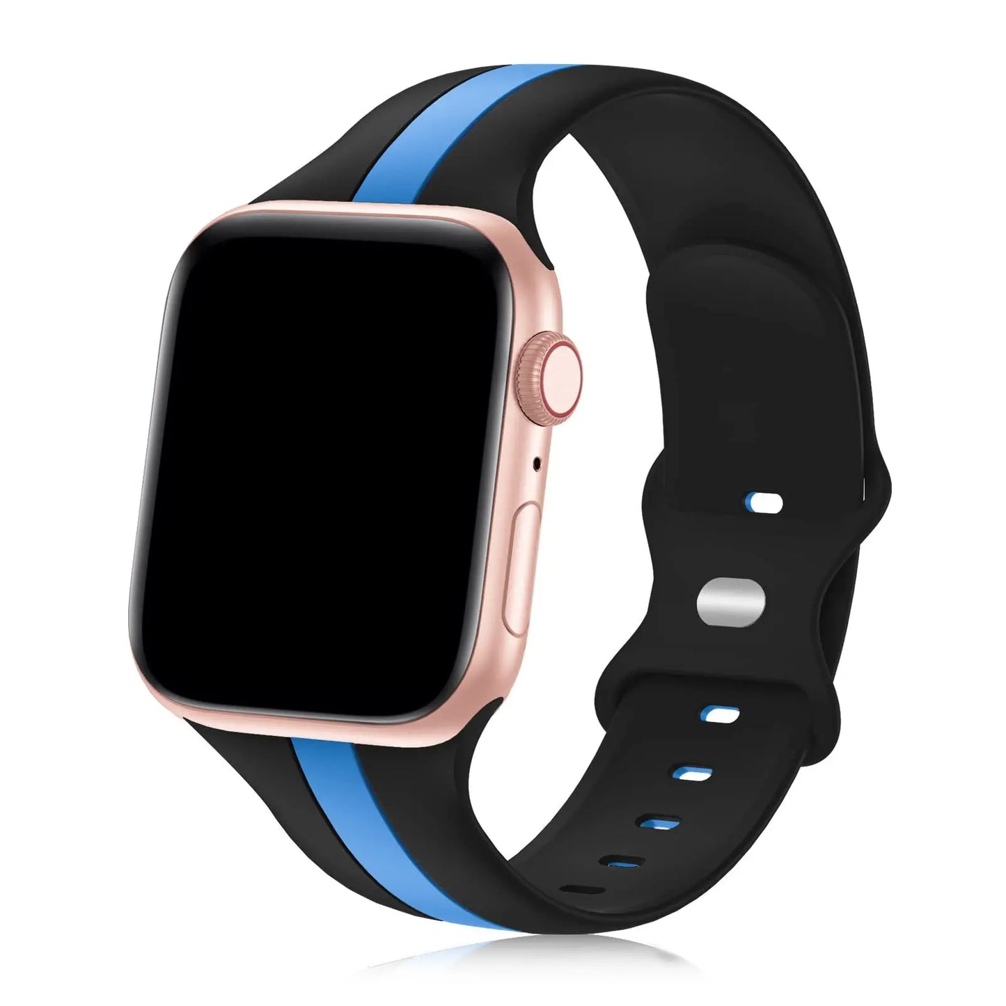 Sport Silicone Watch Band • Soft & Durable Strap • Apple Watch Compatible