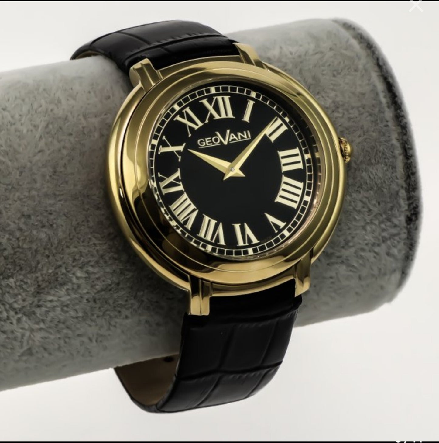 Geovani • Swiss Watch • Stainless Steel PVD Gold • 42.90mm • Quartz 3ATM •GOB503