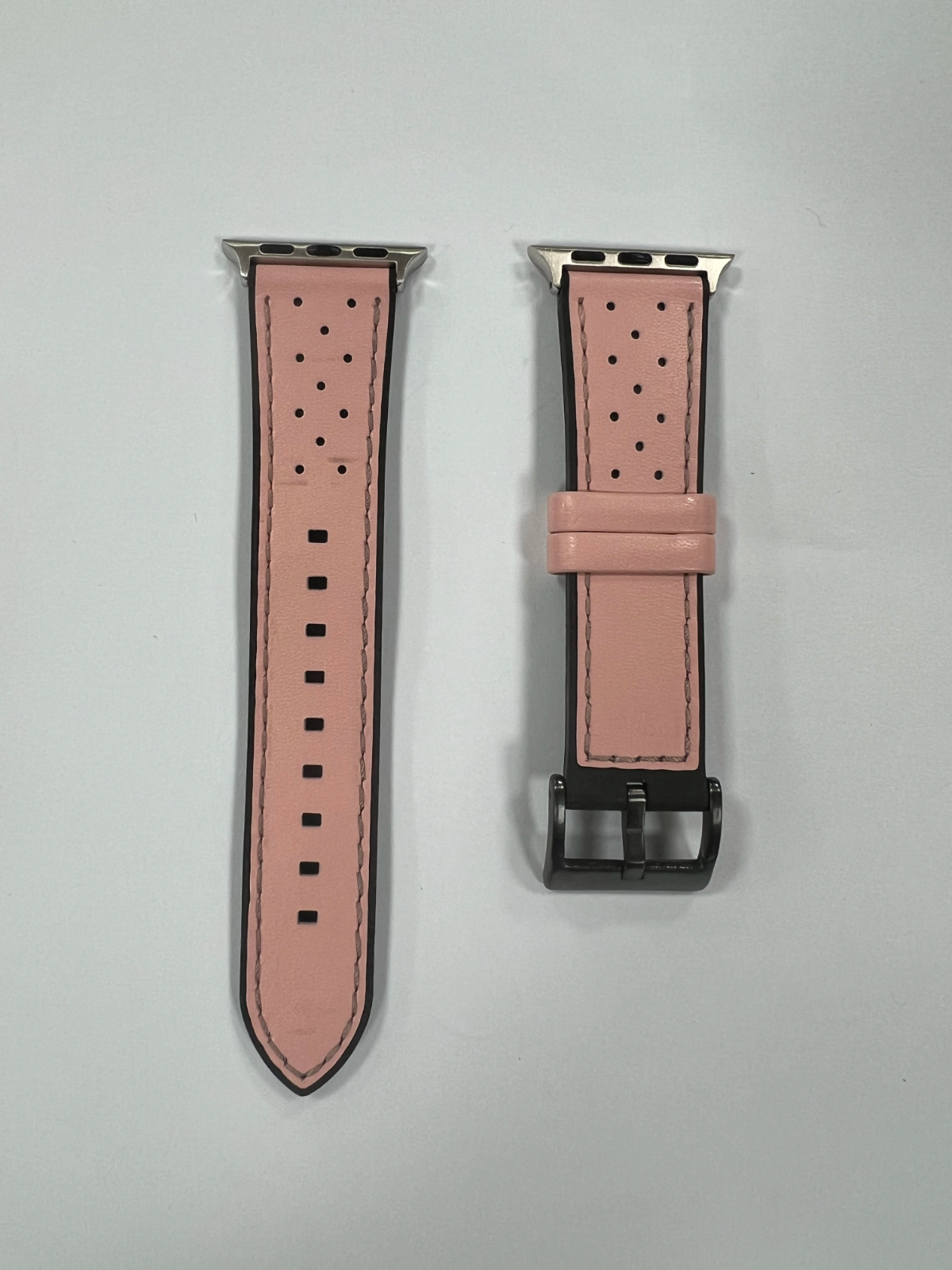 Top Grain Leather Watch Band • Apple Watch Compatible • Adjustable 