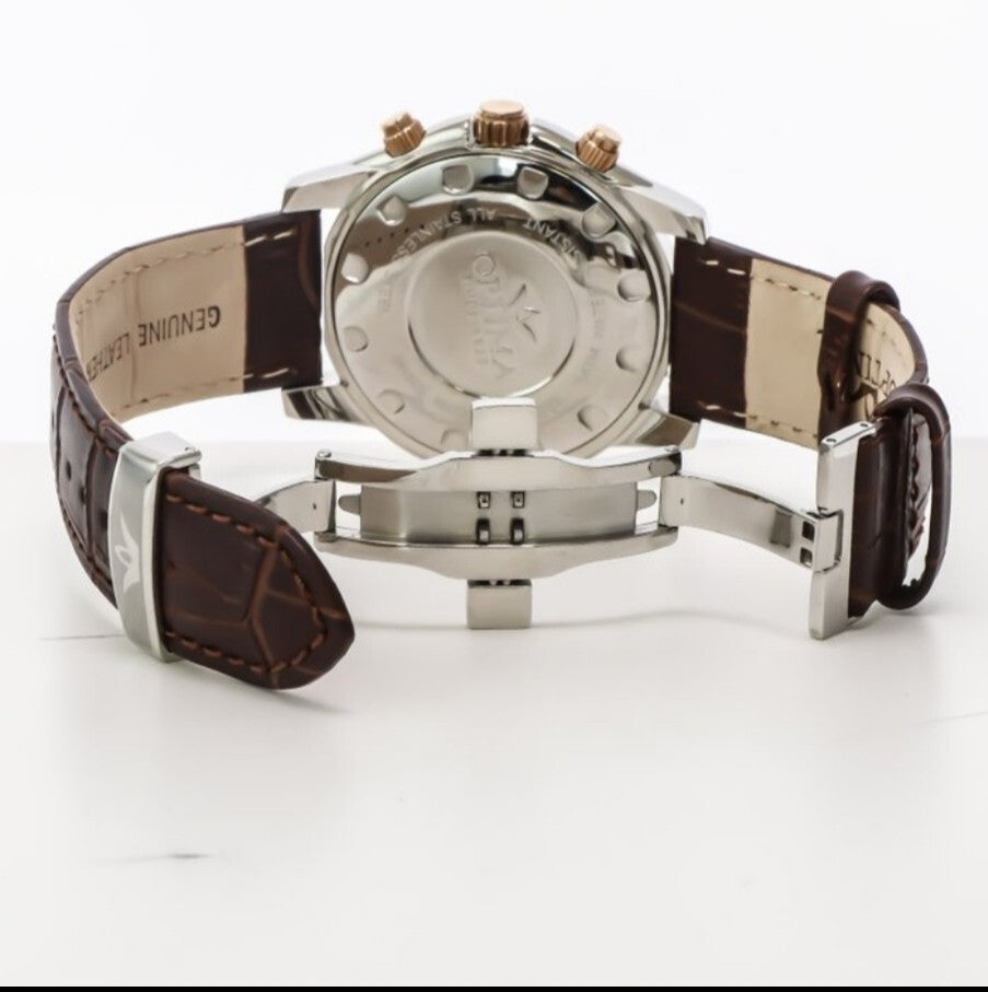 Optima • Swiss Chronograph Watch • OSC307-SRL-4 • Day Date Quartz Mens