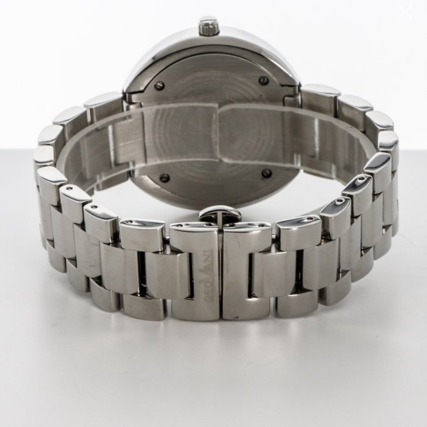 GEOVANI • Swiss Watch • Stainless Steel • Gemmed Bezel • 38mm Quartz 3ATM GOL511